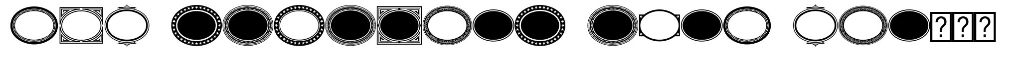 LHF Monogram Oval Frames image